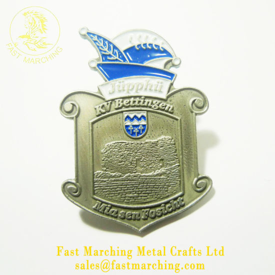 Custom Promotion Good Quality Mini Emblem Metal Clothing Cap Badge